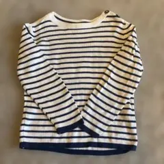 H&M ボーダー　長袖　綿100%