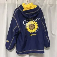 【クリーニング済】 スキー スノボ ウェア 上下セット ellesse ネイビー