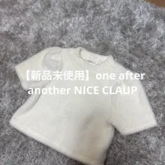 【新品未使用】 NICE CLAUP 半袖ニット