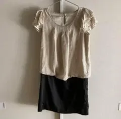 ★5点2222円～★　ロペピクニック　切り替えワンピース　ドレス　フリル袖