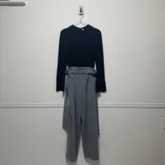 Mila Owen ニットドッキングオールインワン