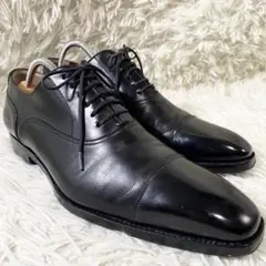 Santoni サントーニ　ビジネスシューズ 24.5 内羽根 ストレートチップのサムネイル