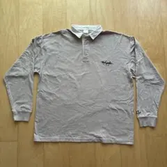 Mark Gonzales 長袖ラガーシャツ ベージュ Lサイズのサムネイル