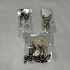 両耳ピアス　3点　イヤリング1点