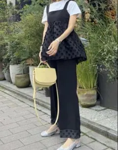 フラーネ フラワーガーデンパフスリーブサロペット - メルカリ