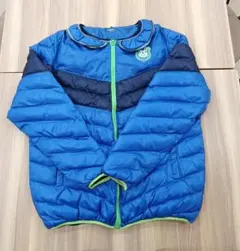 青色キルティングジャケット