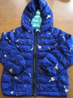 ユニクロ　ジャケット アウター　ジャンパー 110 ロケット　宇宙　惑星　星