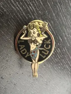 LADY LUCK ピンバッジ　エドロス　ムーンアイズ　ラットフィンク　希少廃番