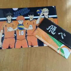ハイキュー!! 烏野高校 クリアファイル＆マスクケース