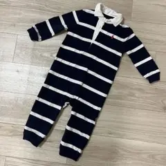 Ralph Lauren ストライプロンパース