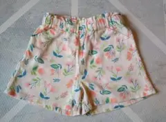 サマンサモスモスラーゴム　花柄 ハーフパンツ 120サイズ