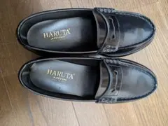 HARUTA ARVIN ブラック ローファー 23cm