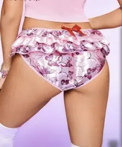 新品╰(*´︶`*)╯♡2XL アンダースコート　アンスコ　花柄フリルショーツ