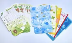 プロフィール帳の中身(11枚)・シール帳セット