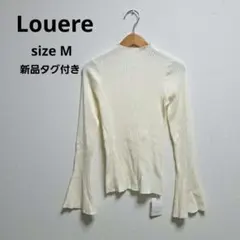 【新品タグ付】Louere ルエレ フレアスリーブ ハイネック リブニット Mのサムネイル