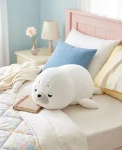 まったりアザラシ　すやすやねむっこ水族館BIGぬいぐるみ　アミュキャラのサムネイル