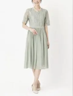 【新品タグ付き】AIMER 定価2万 レースワンピース　パーティードレス