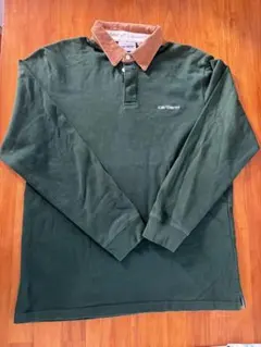 carhartt コーデュロイ襟 長袖　ラグビーポロ