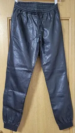 【ZARA】新品★レザージョガーパンツ