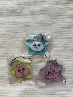 おぱんちゅうさぎアクリルストラップ 3個セット