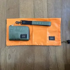 PORTER オリーブ ナイロン 財布