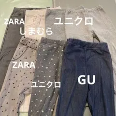 レギンス7枚セット　ユニクロ　ZARA GU しまむら　100cm パンツ