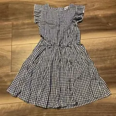 ギンガムチェック ノースリーブワンピース　120