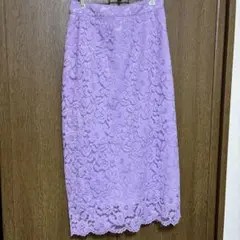 clear レースタイトスカート