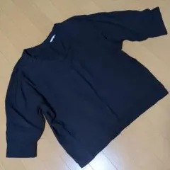 Studio CLIP バルーンスリーブブラウス　チュニック　黒　Mのサムネイル