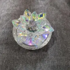 スワロフスキー蓮の花 キャンドルスタンド - メルカリ