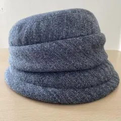 グレー クローシェ クロッシェ ハット エリートシャポー
