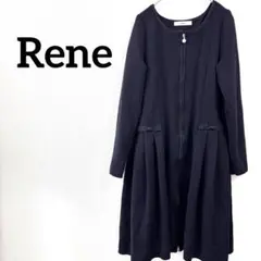 新品★Rene★ルネ★ベロアワンピース★カーディガン★パーカー★サイズ34★黒 新品☆Rene☆ルネ☆ベロアワンピース☆カーディガン☆パーカー☆サイズ34☆