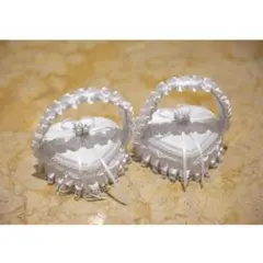 リングピロー　2個セット　リングボーイ　リングガール