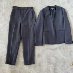 【美品セット】今季ダブルクロス Vネックジャケット 、テーパードパンツ