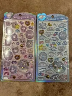【正規品】　サンリオうるちゅるPOPシール　人気2点セット