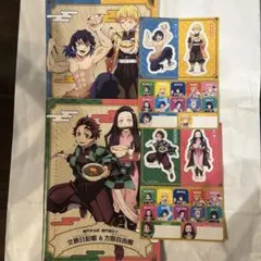 未使用☆すき家 × 鬼滅の刃 ノート2冊（竈門兄妹＋善逸＆伊之助）