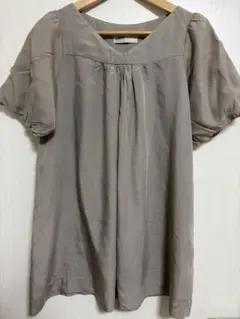 Ray beams チュニックワンピース(半袖ワンピース) ベージュ