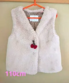 ZARAベビー フェイクファーベスト(110cm)