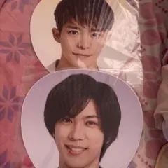 King & Prince Yuta Kishi & Jinguji うちわ