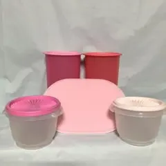 Tupperware 3点セット マキシデコレーター 特大・大、ジャイアント
