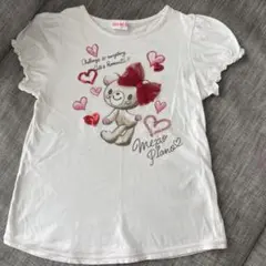 mezzo piano フリル袖 Tシャツ 140