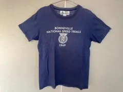 CHALLENGER Tシャツ M ネイビー ボンネビル ソルトレイク スピード