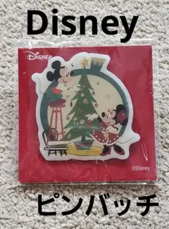 Disney クリスマス ピンバッジ　ミッキー　ミニー　ディズニー