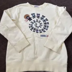 DOUBLE.B クマ刺繍 トレーナー