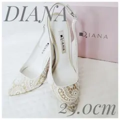 o*n様 美品 DIANA ダイアナ パンプス サンダル ミュール レース シン