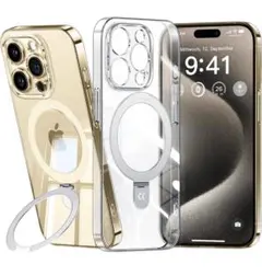 iPhone 14Pro ケース Magsafe対応 隠し収納式 スタンド