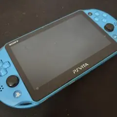 SONY PS Vita 本体 青 ジャンク品(マイクラのカセット付き)