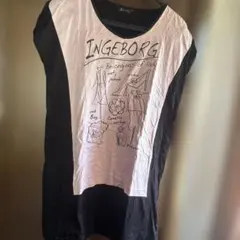 INGEBORG イラスト付き半袖Tシャツ