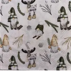 ꕤ︎︎·͜· Xmasカクテル58・ 4枚セットペーパーナプキン