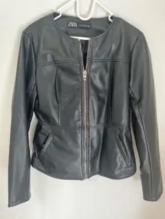 ZARA 【L】ザラブラックレザージャケット